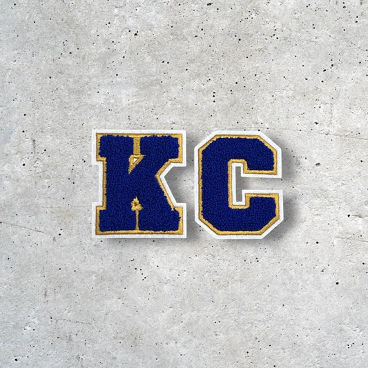 Kansas City Patch, KC Patch, Hat Patch, Jacket Patch, Iron On Patch