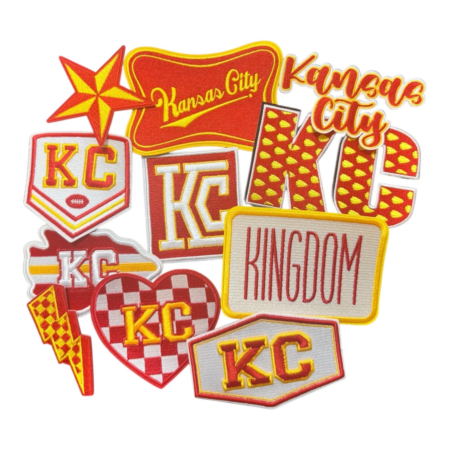 Kansas City Patch, KC Patch, Hat Patch, Jacket Patch, Iron On Patch