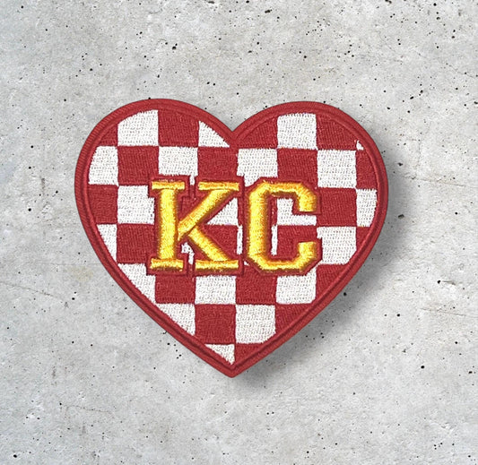 Kansas City Patch, KC Patch, Hat Patch, Jacket Patch, Iron On Patch