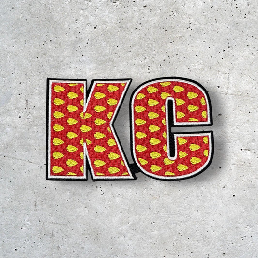 Kansas City Patch, KC Patch, Hat Patch, Jacket Patch, Iron On Patch