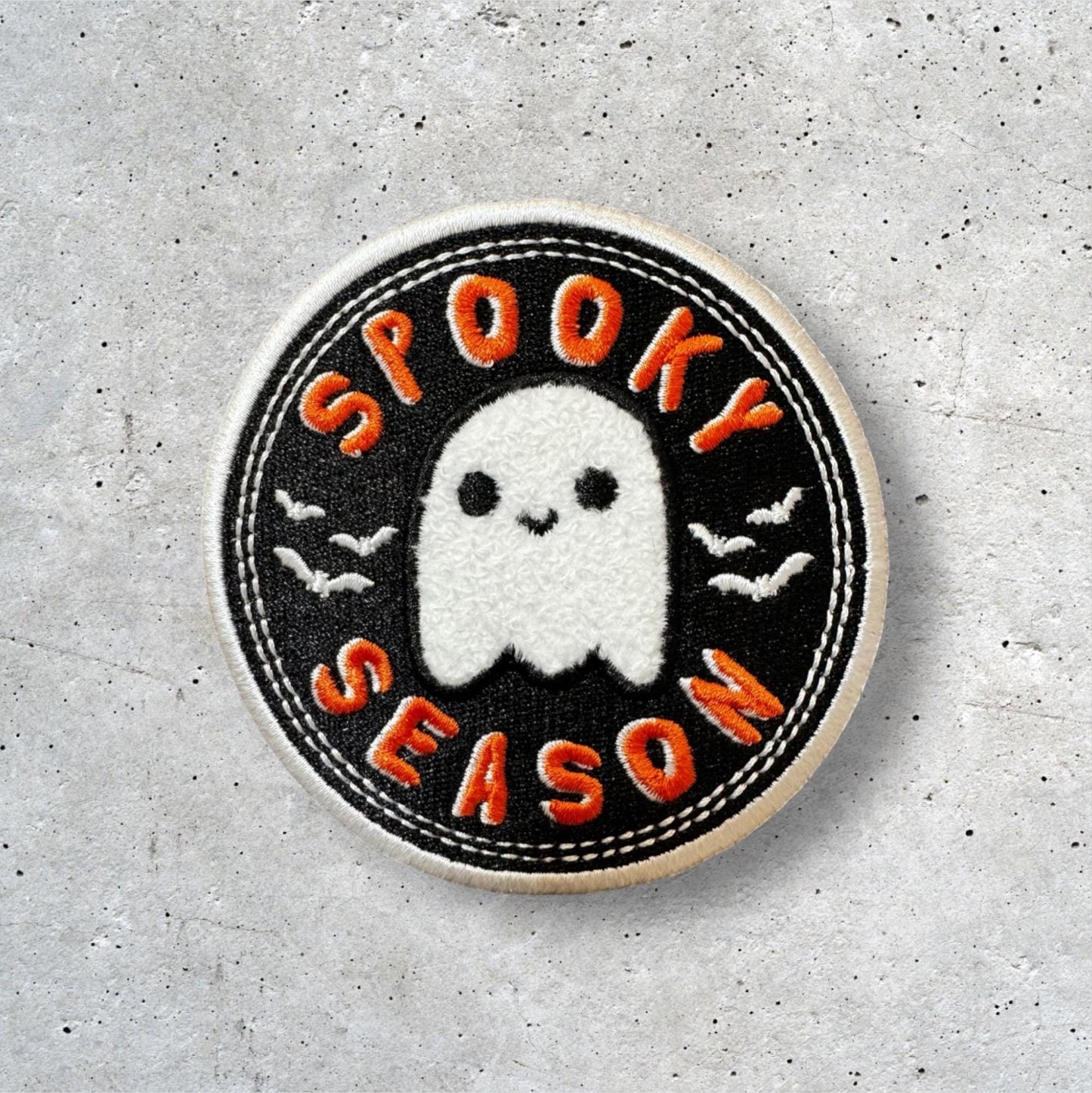 Halloween Patch, October Patch, Spooky Season Patch, Ghost Patch