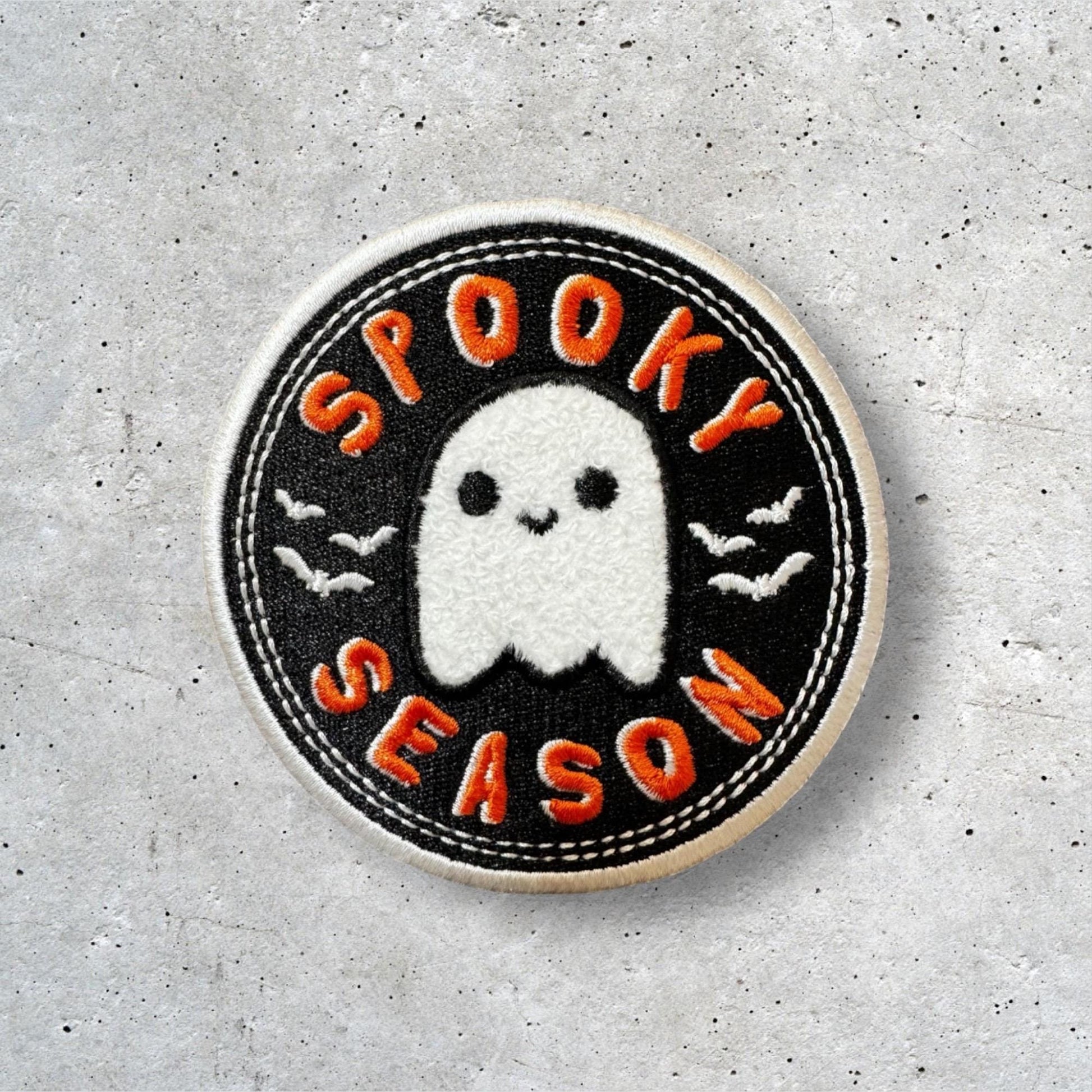 Halloween Patch, October Patch, Spooky Season Patch, Ghost Patch