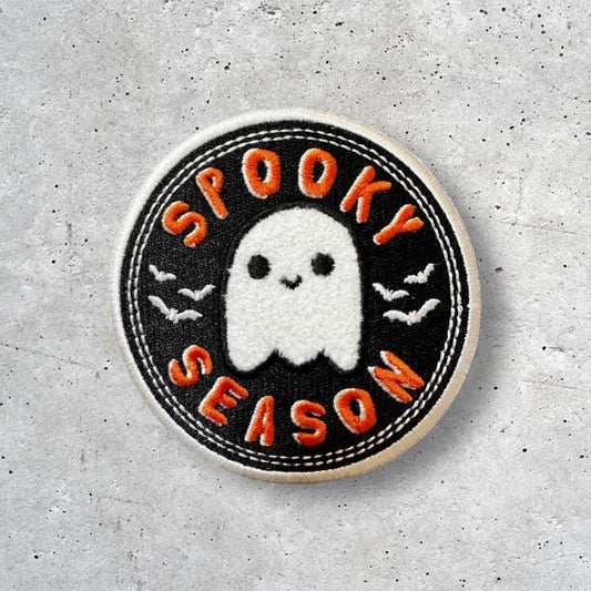 Halloween Patch, October Patch, Spooky Season Patch, Ghost Patch