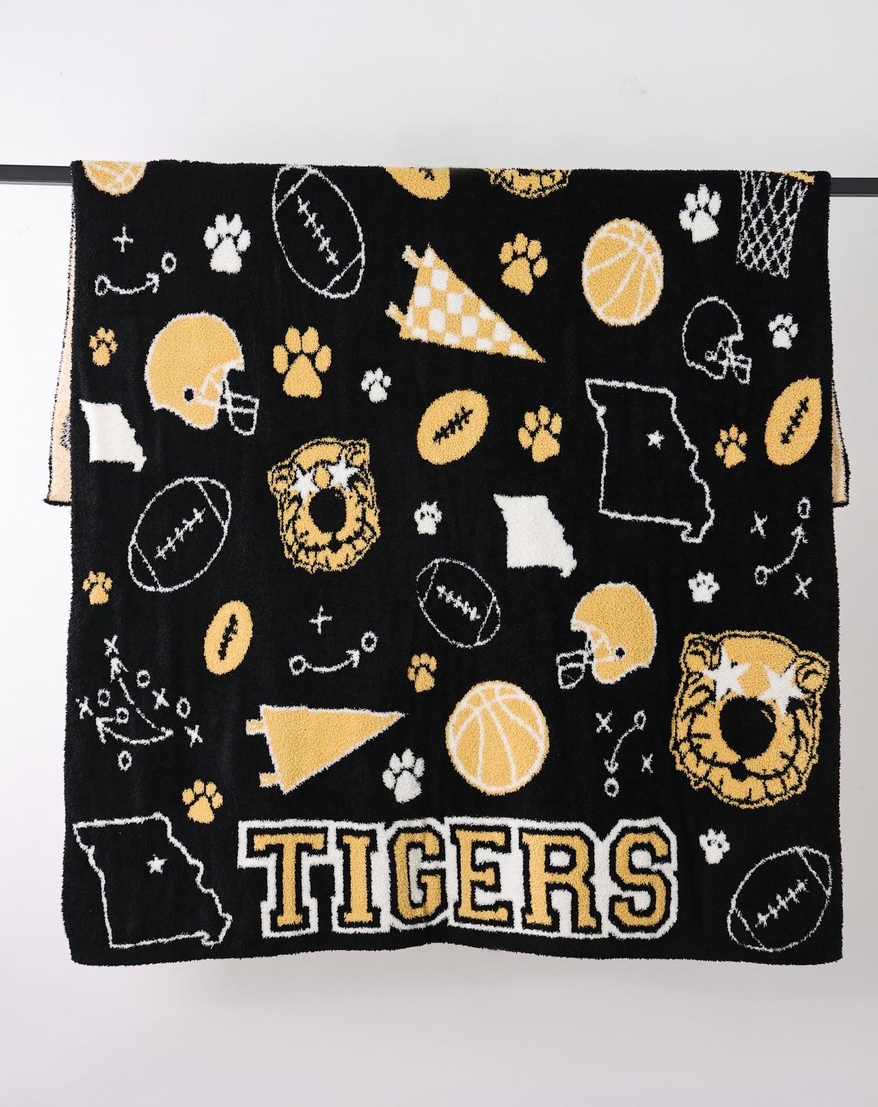 PRE-ORDER!!! New!! Tigers Blanket, 100% Polyester Microfiber, Game Day Blanket