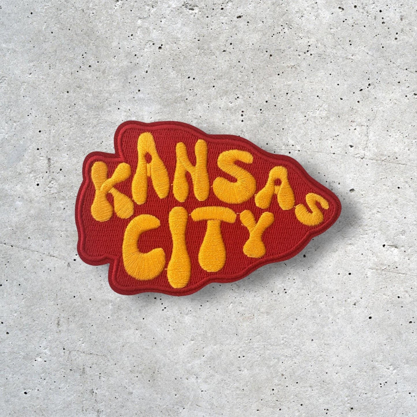 Kansas City Patch, KC Patch, Hat Patch, Jacket Patch, Iron On Patch