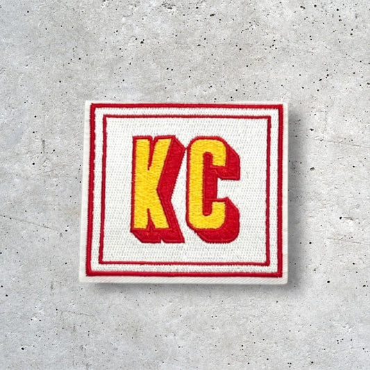 Kansas City Patch, KC Patch, Hat Patch, Jacket Patch, Iron On Patch