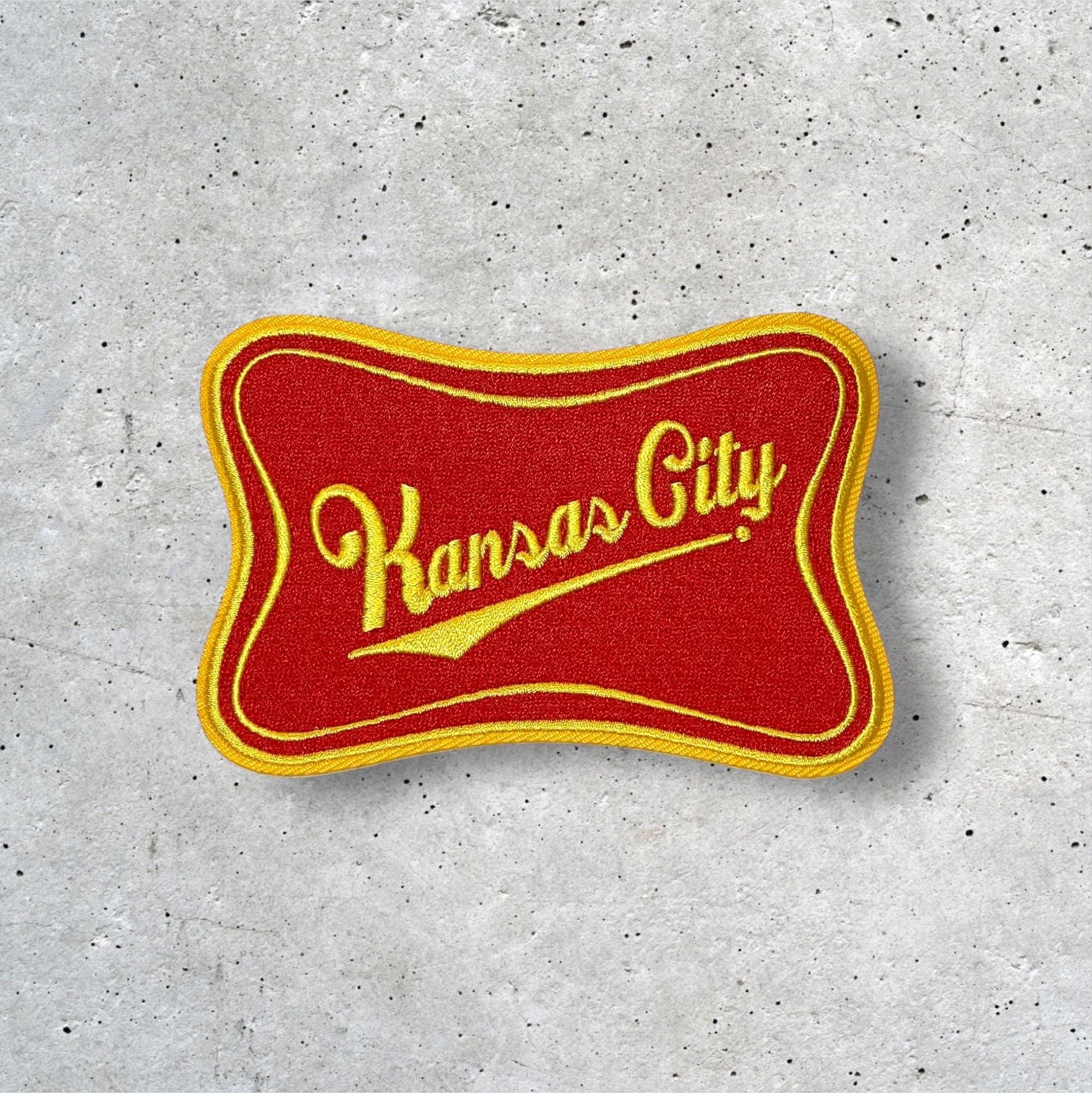 Kansas City Patch, KC Patch, Hat Patch, Jacket Patch, Iron On Patch