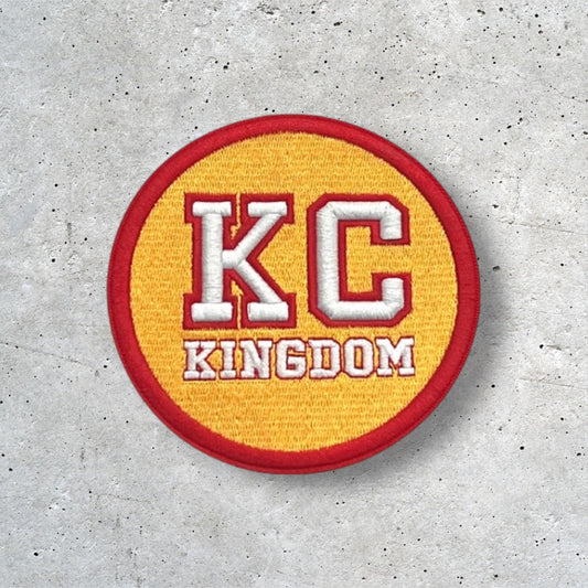 Large Kansas City Patch, KC Patch, Hat Patch, Jacket Patch, Iron On Patch
