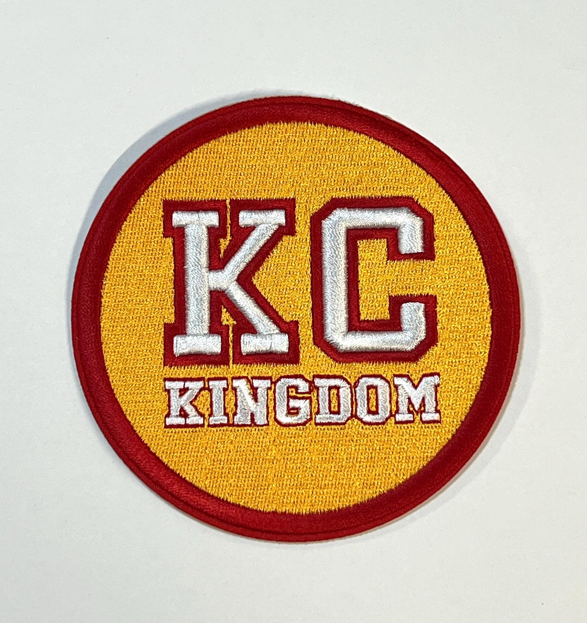 Large Kansas City Patch, KC Patch, Hat Patch, Jacket Patch, Iron On Patch