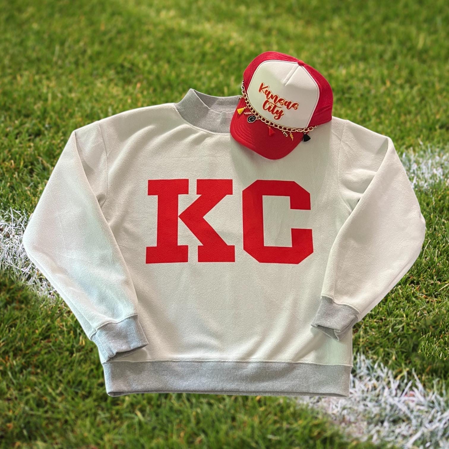Reversible Kansas City Sweatshirt , Kansas City Football Sweatshirt, LC Sweatshirt