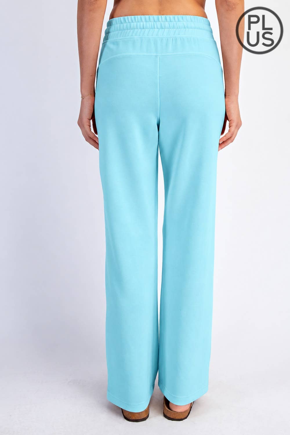 PLUS SIZE MODAL SCUBA STRAIGHT PANT