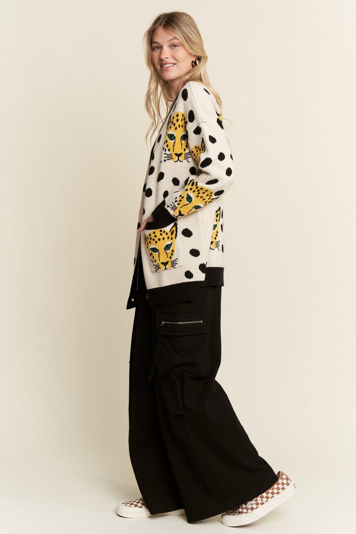 CHEETAHLICIOUS CARDIGAN