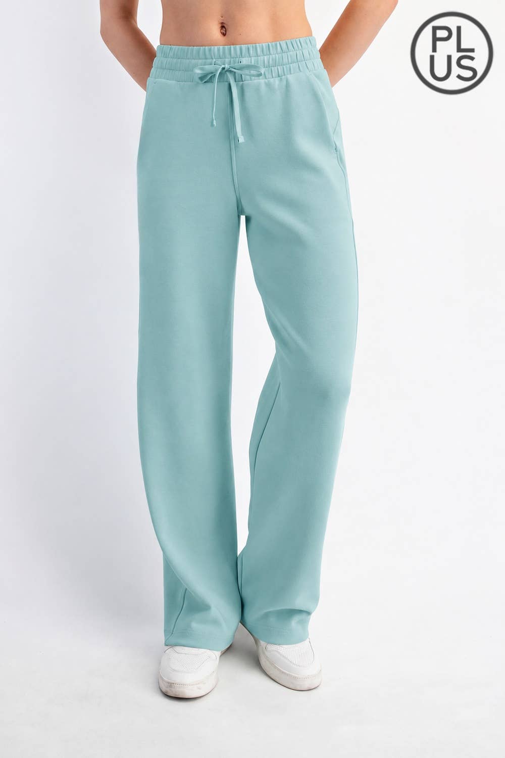 PLUS SIZE MODAL SCUBA STRAIGHT PANT