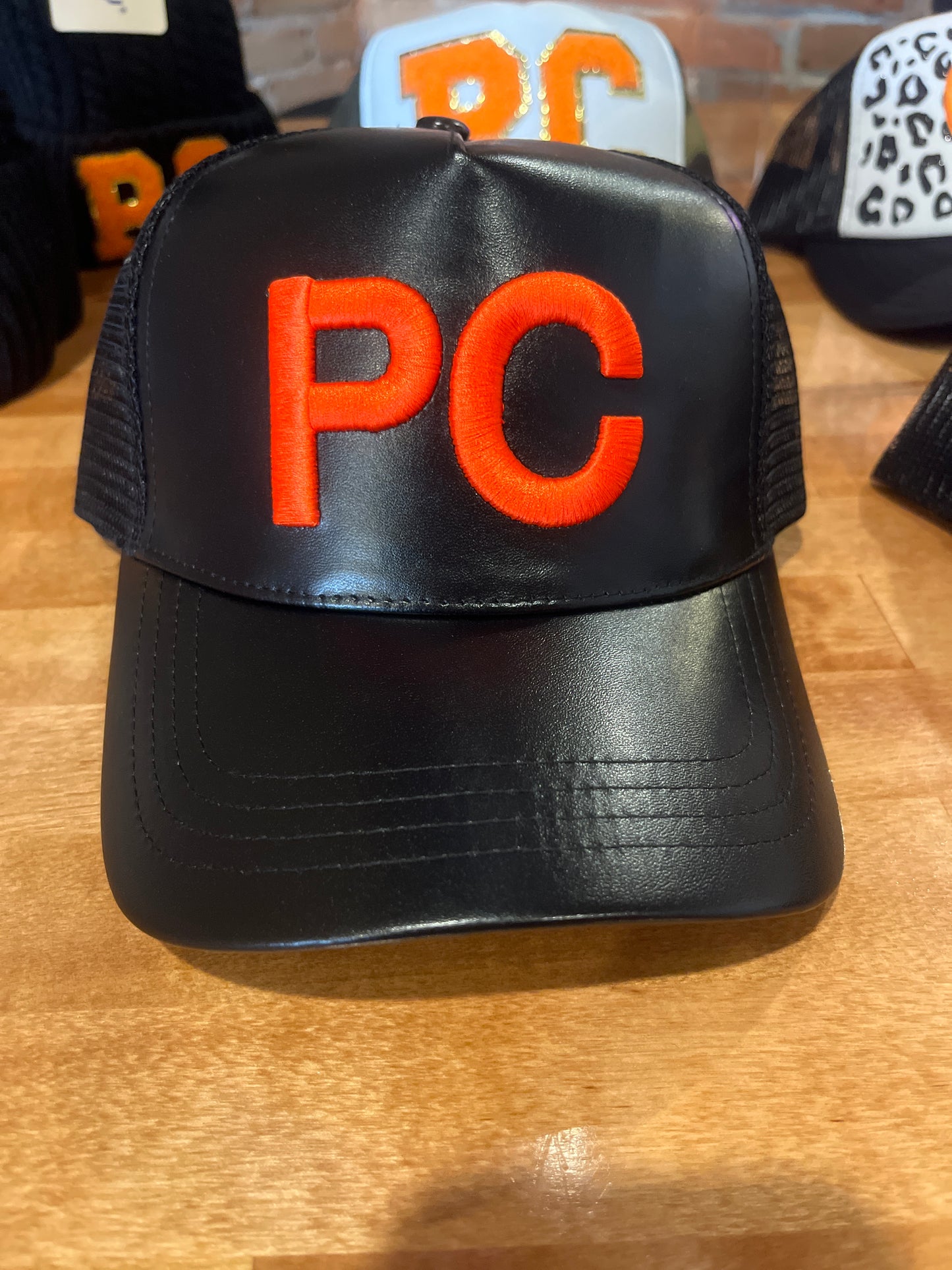 PC Leather hats