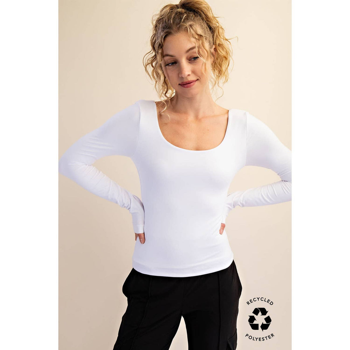 BUTTER ROUND NECK TOP