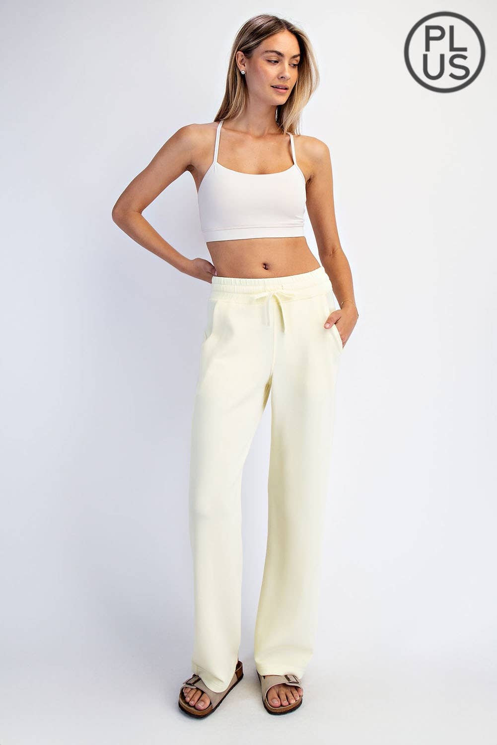 PLUS SIZE MODAL SCUBA STRAIGHT PANT