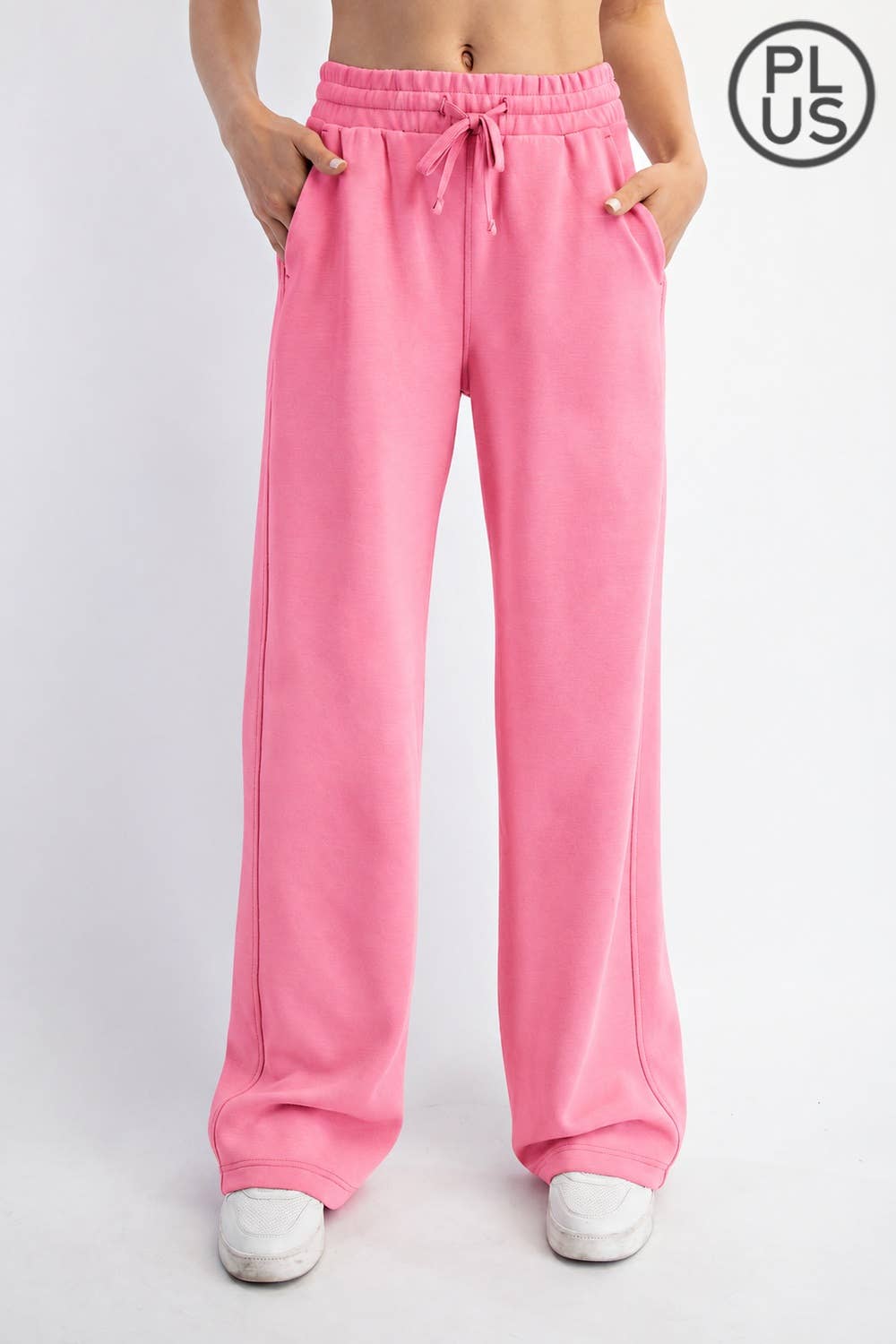 PLUS SIZE MODAL SCUBA STRAIGHT PANT