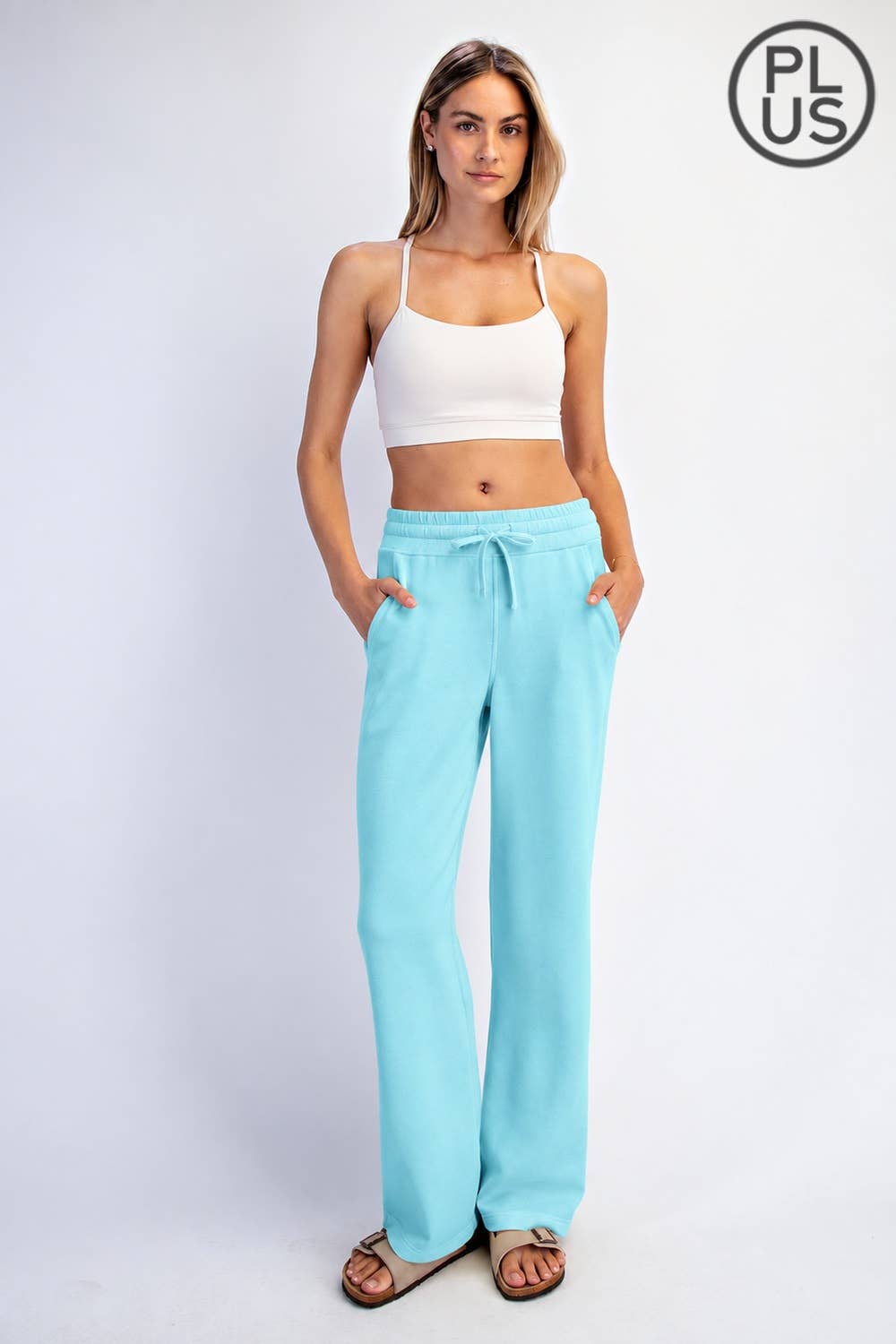PLUS SIZE MODAL SCUBA STRAIGHT PANT