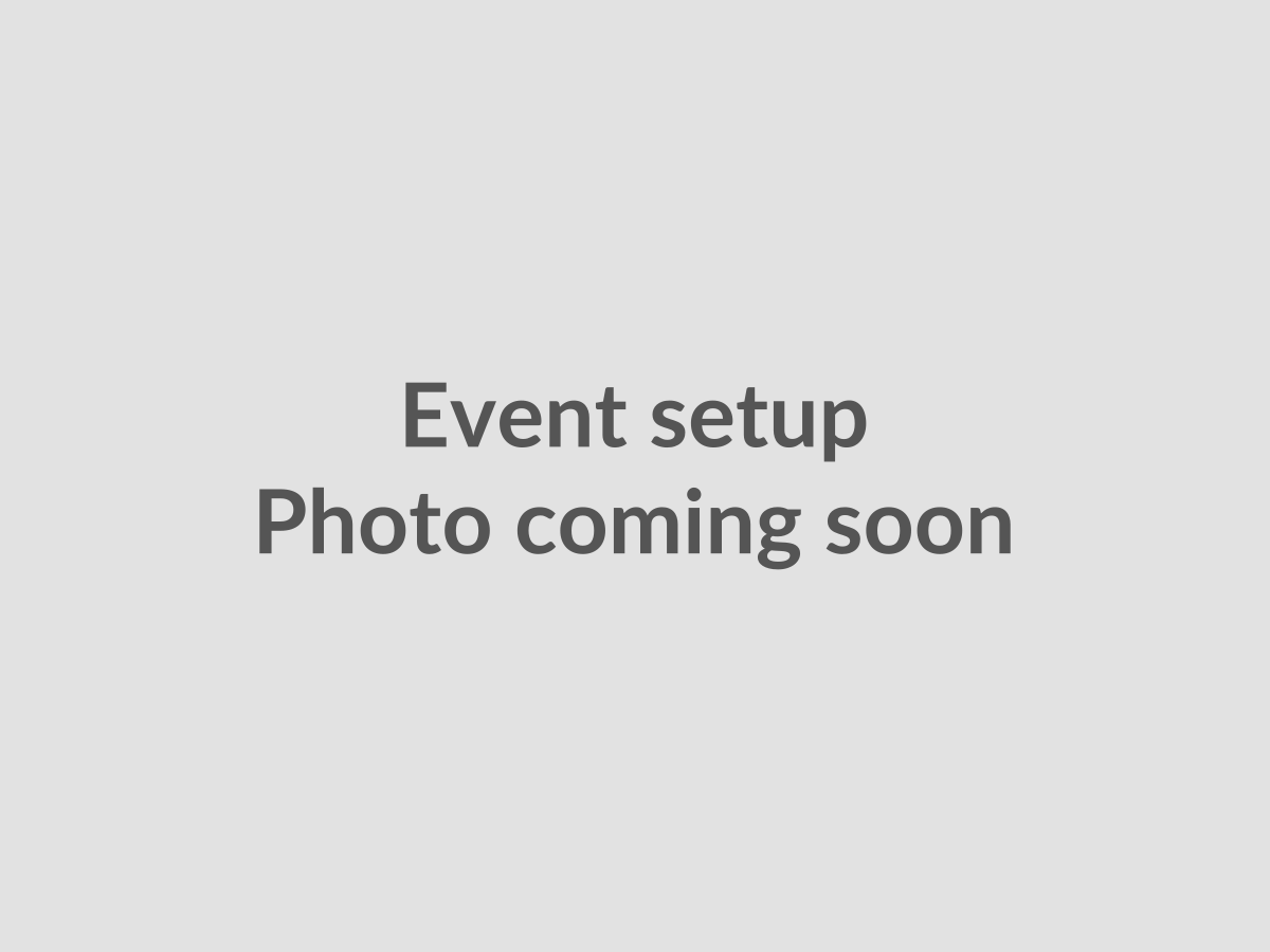Event setup - photo coming soon