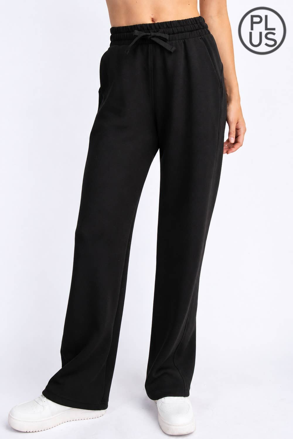 PLUS SIZE MODAL SCUBA STRAIGHT PANT