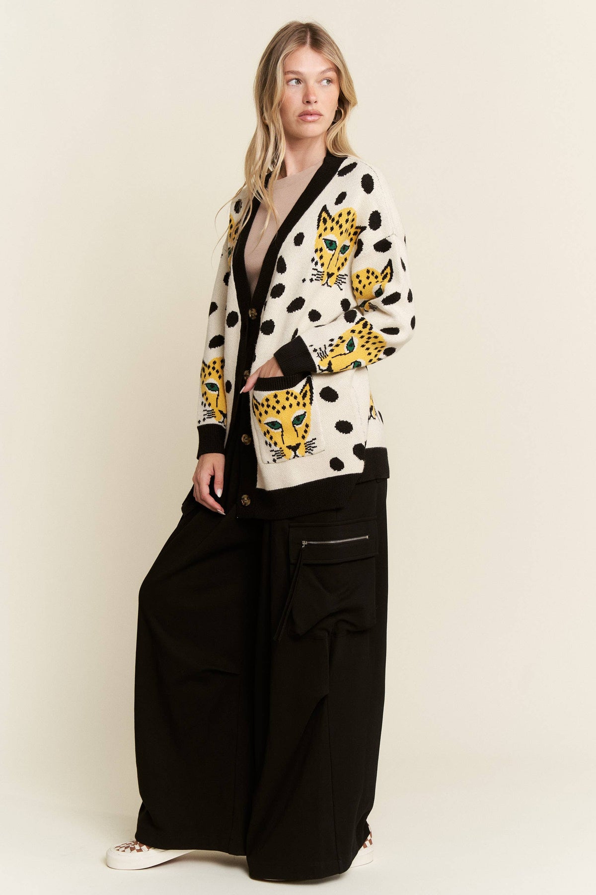 CHEETAHLICIOUS CARDIGAN
