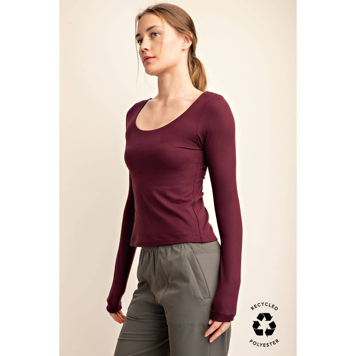 BUTTER ROUND NECK TOP