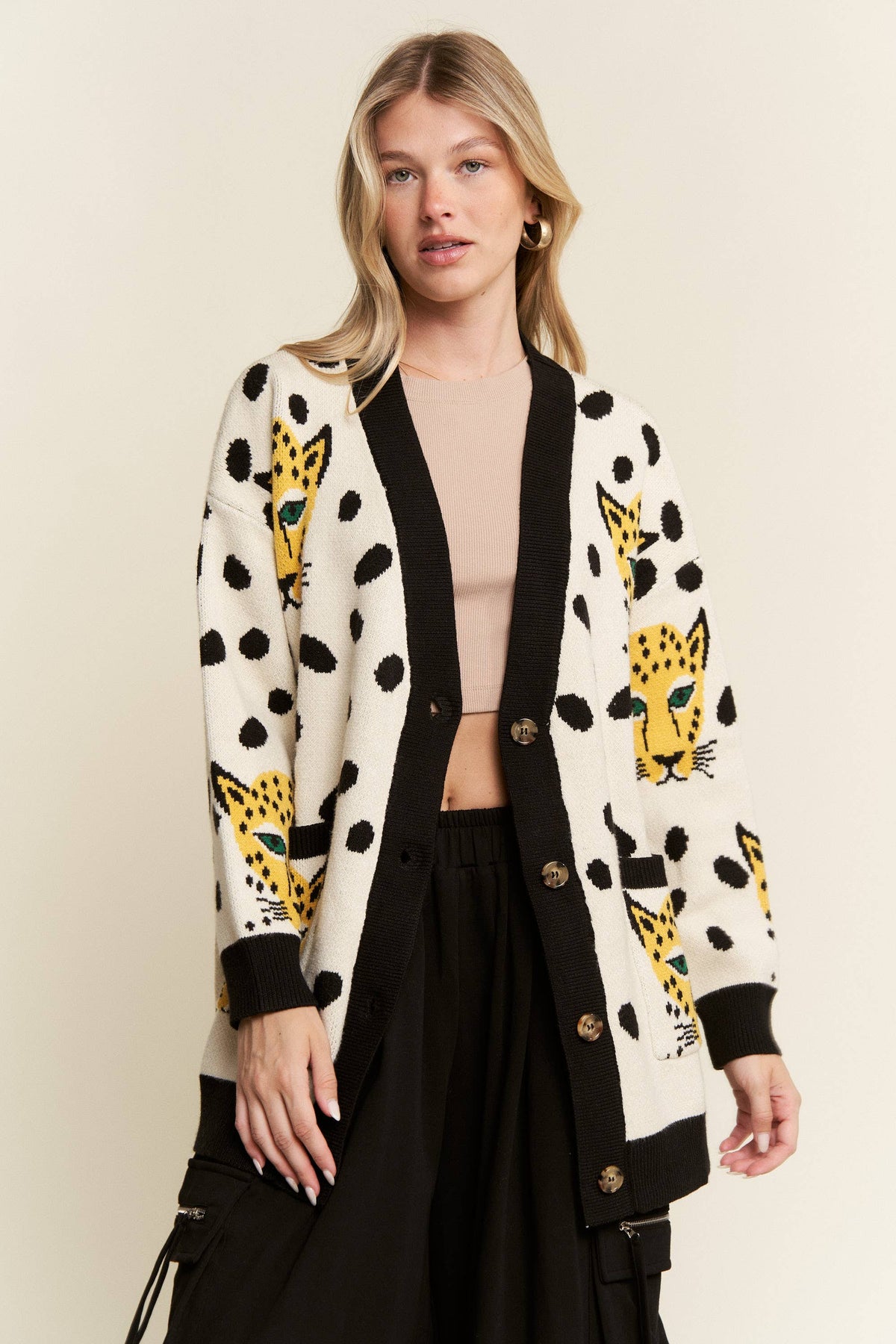 CHEETAHLICIOUS CARDIGAN