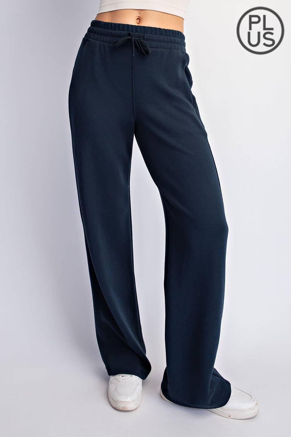 PLUS SIZE MODAL SCUBA STRAIGHT PANT