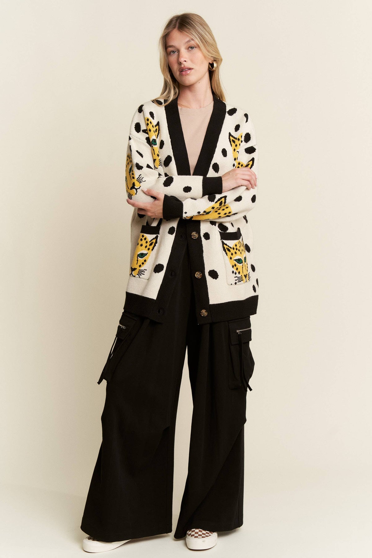CHEETAHLICIOUS CARDIGAN