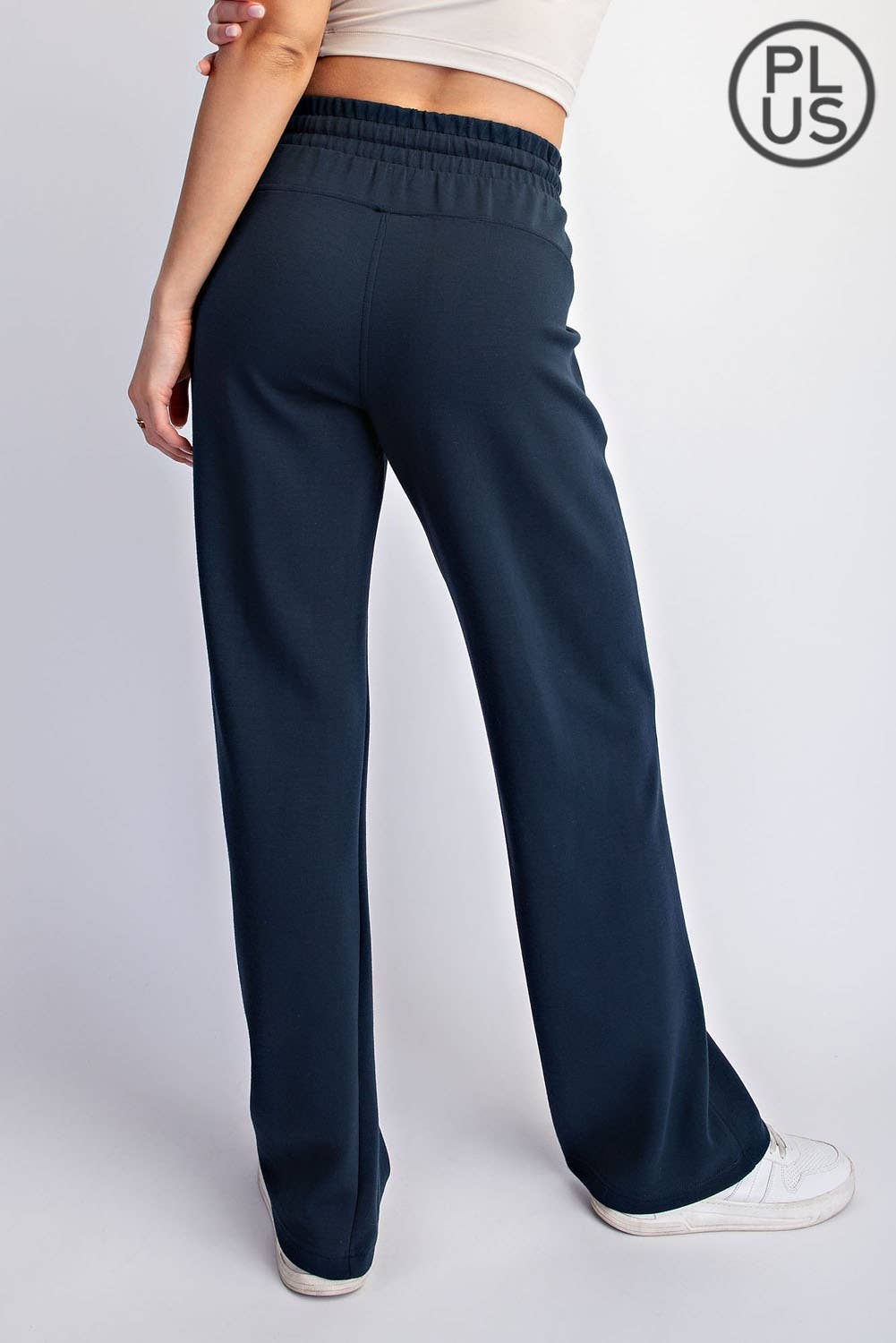 PLUS SIZE MODAL SCUBA STRAIGHT PANT