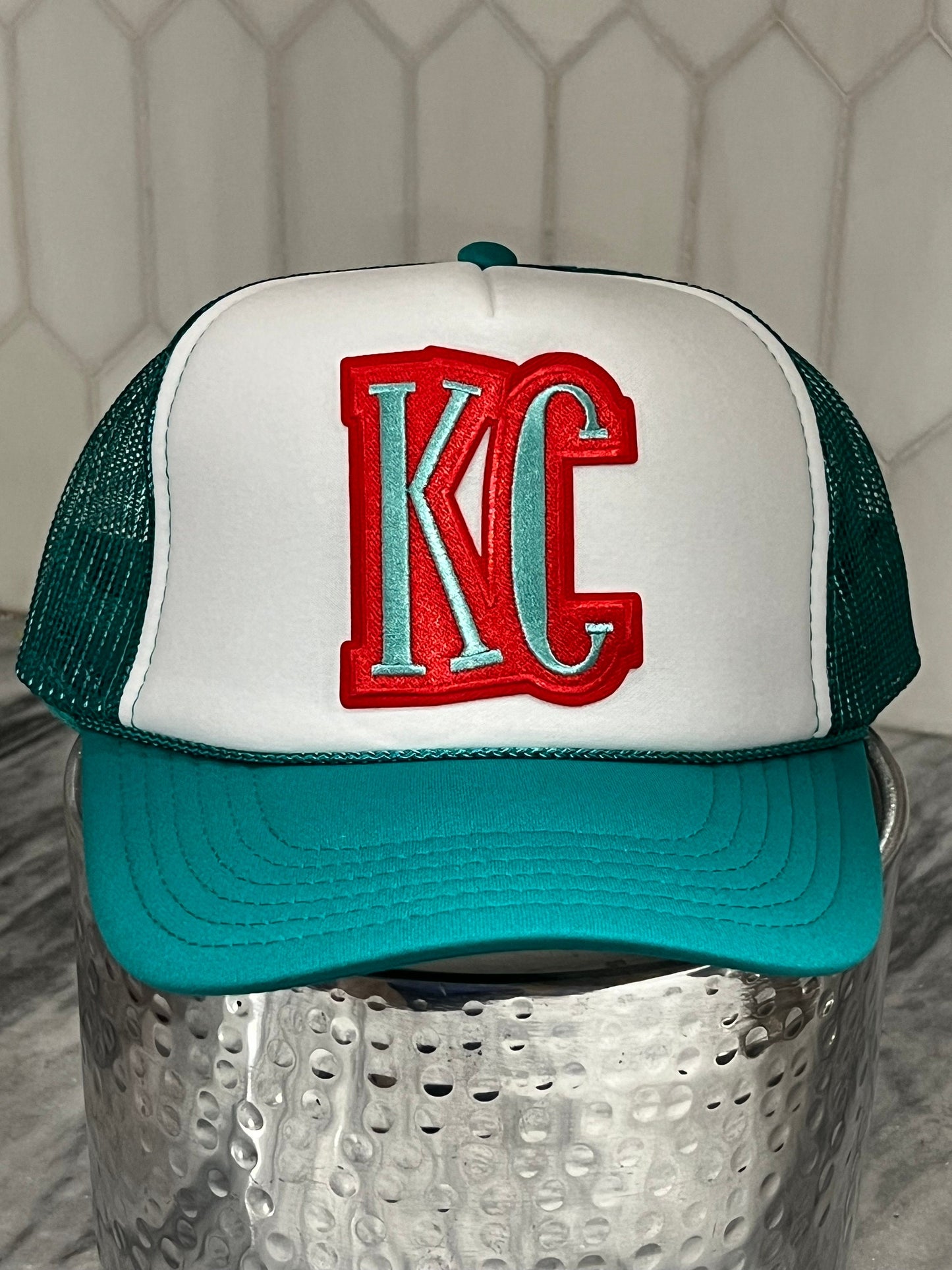 Kansas City Women’s Soccer Patch Hat, Trucker Hat, Kansas City Soccer Hat