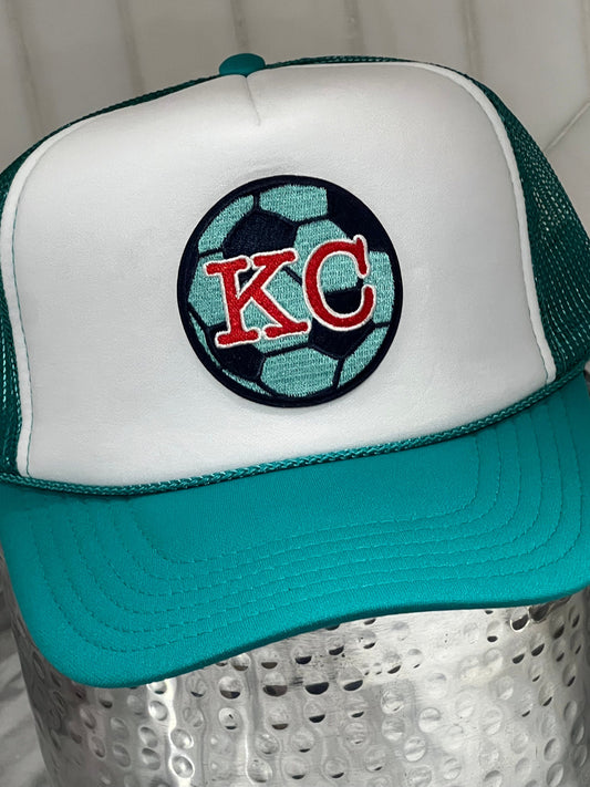 Kansas City Women’s Soccer Patch Hat, Trucker Hat, Kansas City Soccer Hat