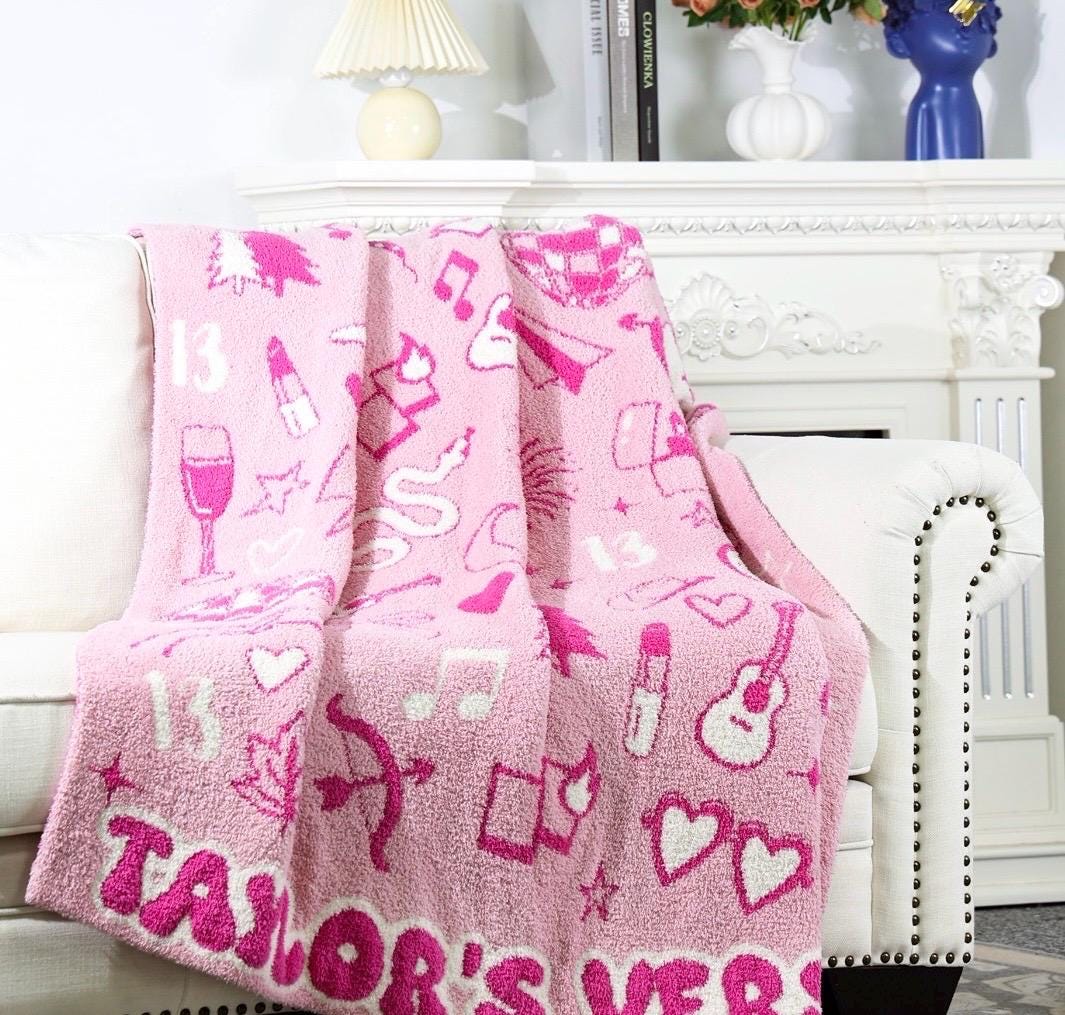 Large Taylor Blanket, 100% Polyester Microfiber Blanket