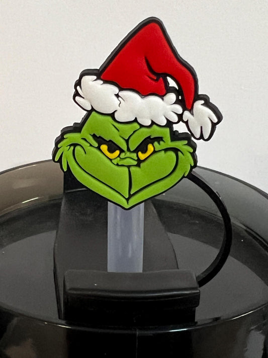 Grumpy Christmas straw topper (10mm)