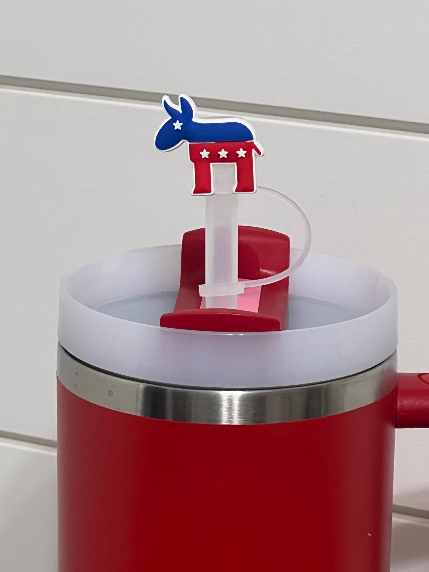 Democrat straw topper (10mm)