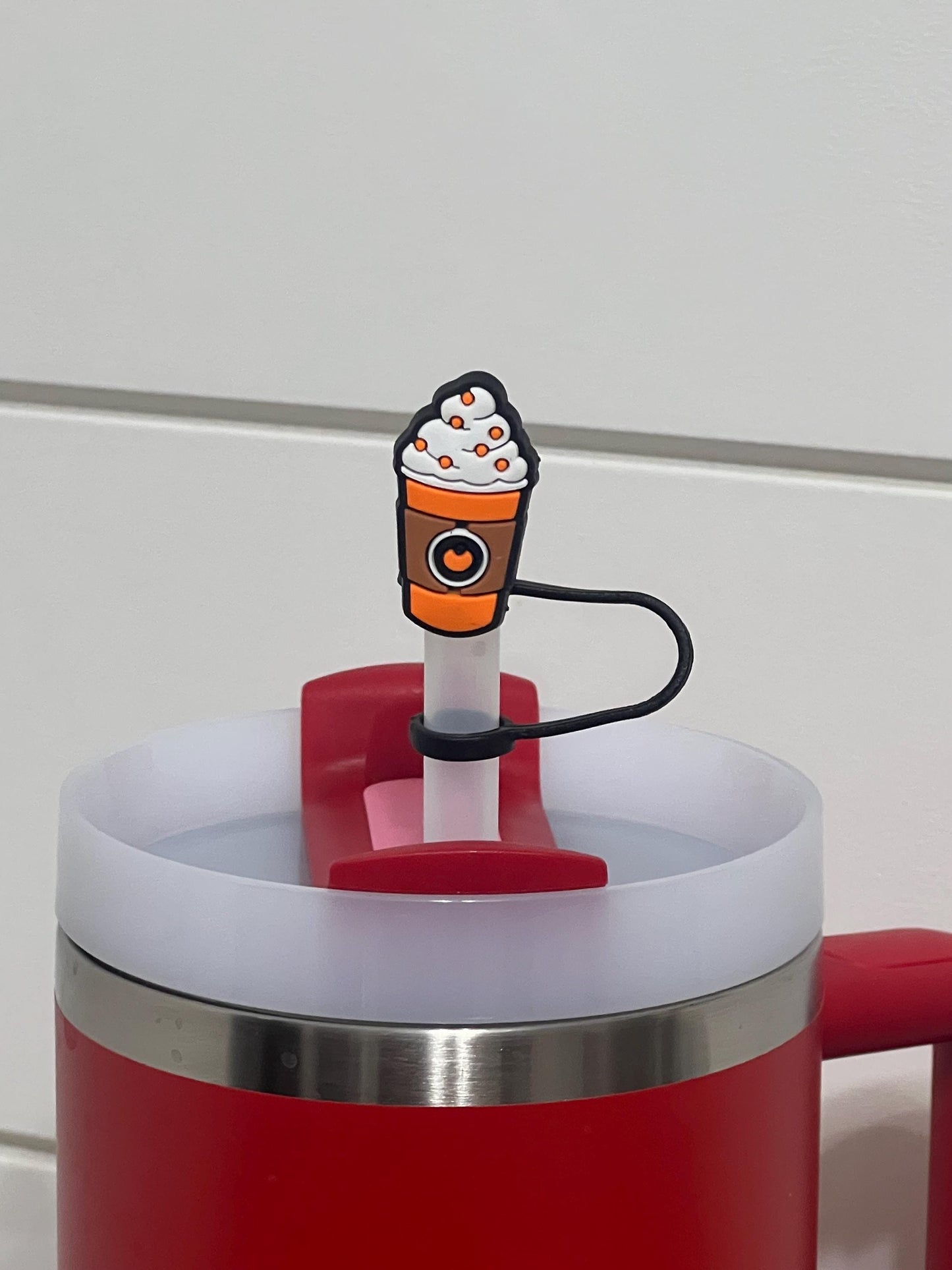 Pumpkin spice straw topper (10mm)
