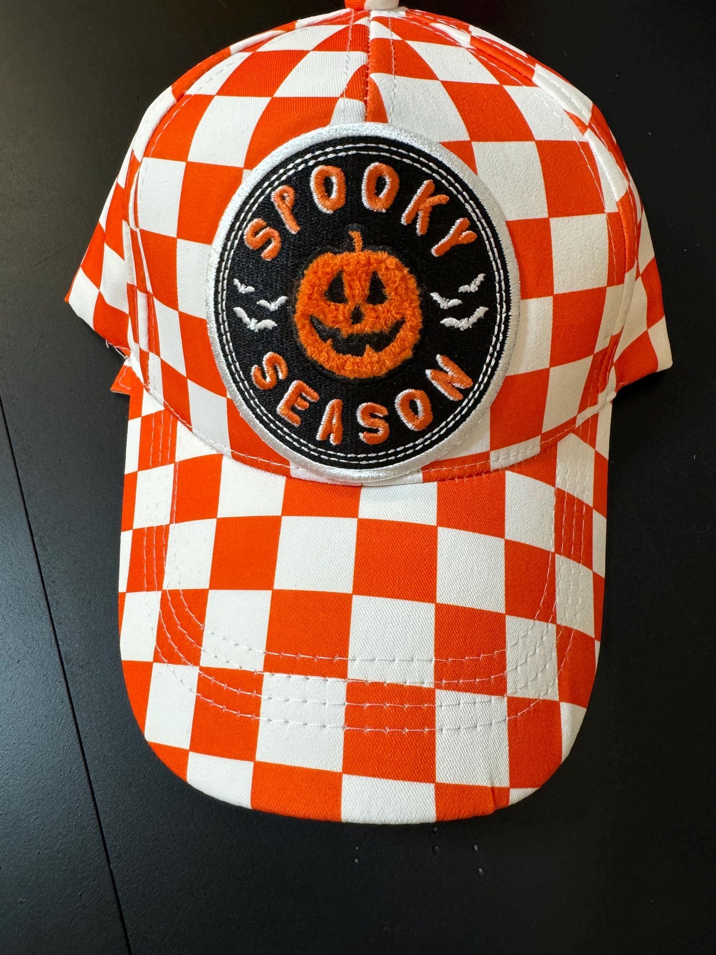 Halloween Patch Hat, Halloween Hat, Spooky Season Hat