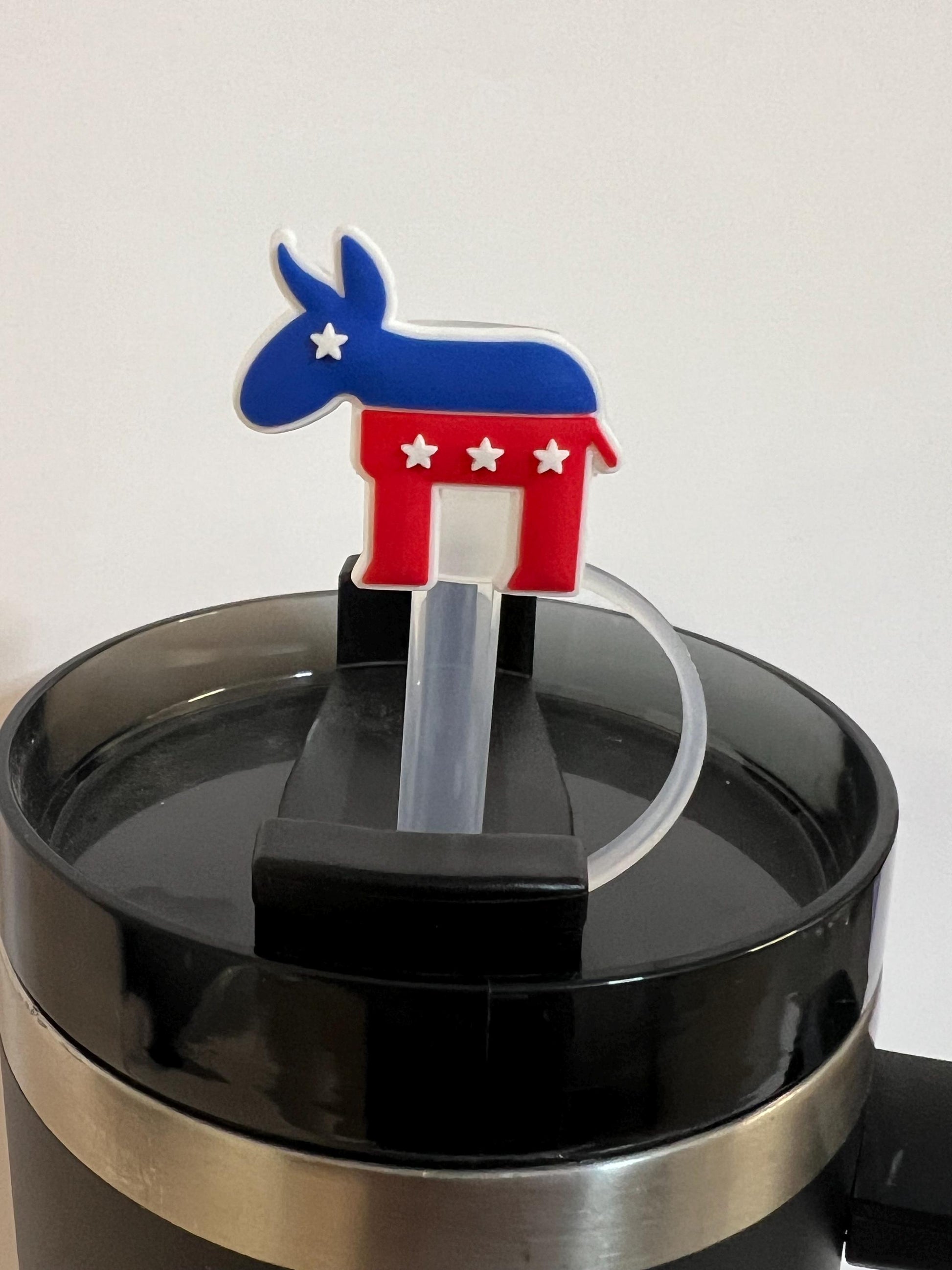 Democrat straw topper (10mm)