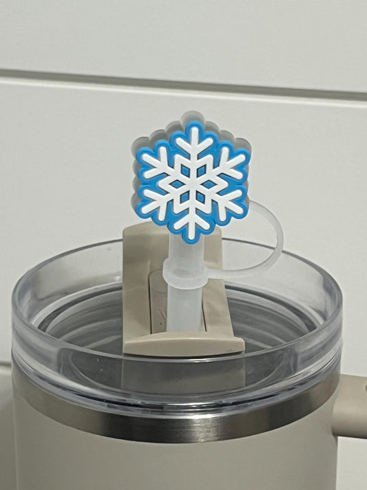Snowflake LED straw topper (10mm)