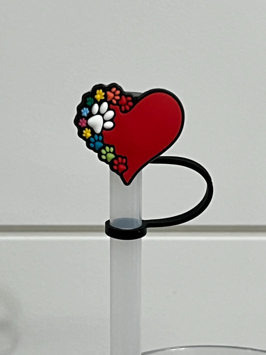 Animal love straw topper (10mm)
