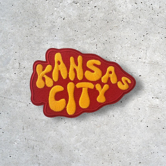 Kansas City Patch, KC Patch, Hat Patch, Jacket Patch, Iron On Patch